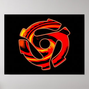 Poster Aranha de 45 RPM