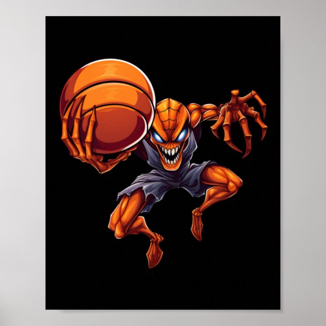Poster Aranha de Basquete (Frente)