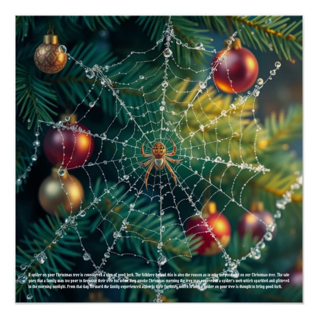 Pôster Aranha de Natal (Frente)