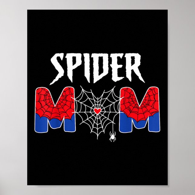Poster Aranha Engraçada Mãe Dia de as mães Para Mulheres  (Frente)
