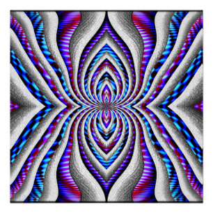 Pôster Aranha Psicodélica...