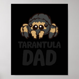 Poster Aranha Tarantula do Pai Vermelho do Joelho Tarantu