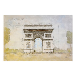 Pôster Arc de Triomphe