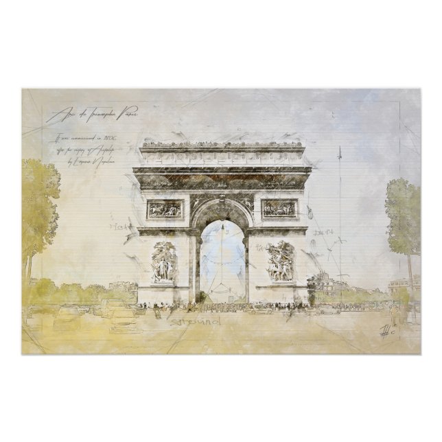 Pôster Arc de Triomphe (Frente)