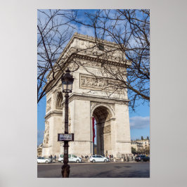 Poster Arc de Triomphe em Paris, França