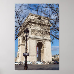 Poster Arc de Triomphe em Paris, França