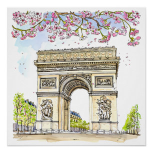 Pôster Arc de Triomphe (Paris)