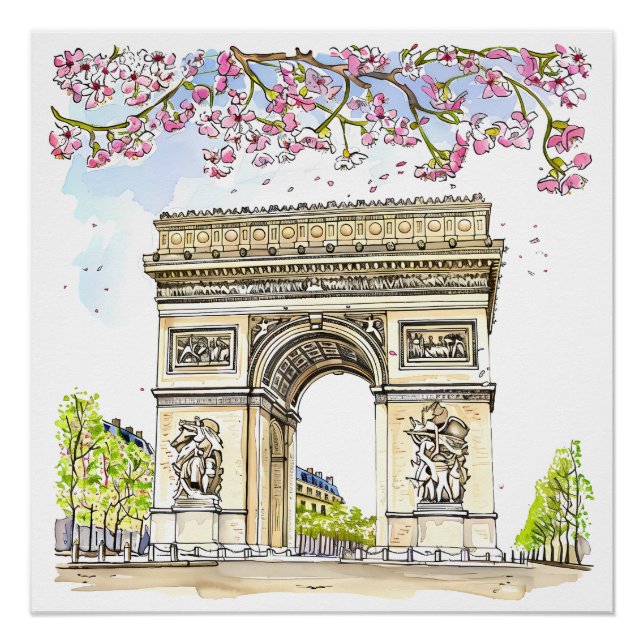 Pôster Arc de Triomphe (Paris) (Frente)