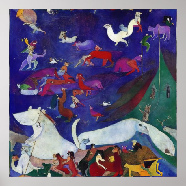 Poster Arca 1 do Impressionista Moderno Noah (Frente)