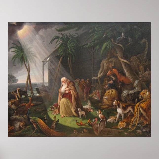 Poster Arca de Noah por Charles Wilson Peale - Circa 1819 (Frente)