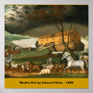 Poster Arca de Noah por Edward Hicks - 1846