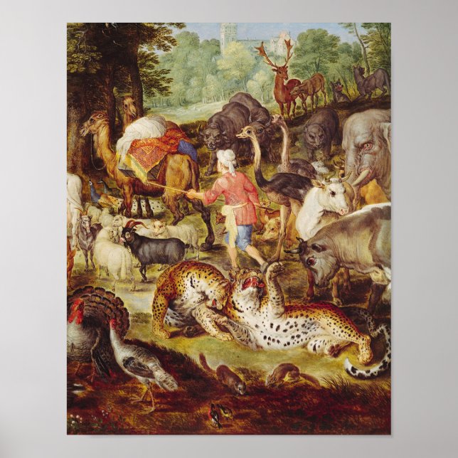 Pôster Arca de Noé, detalhes do lado direito (Frente)