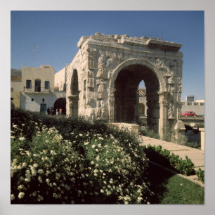 Pôster Arca de Quatro Vias de Marco Aurélio e Lúcio