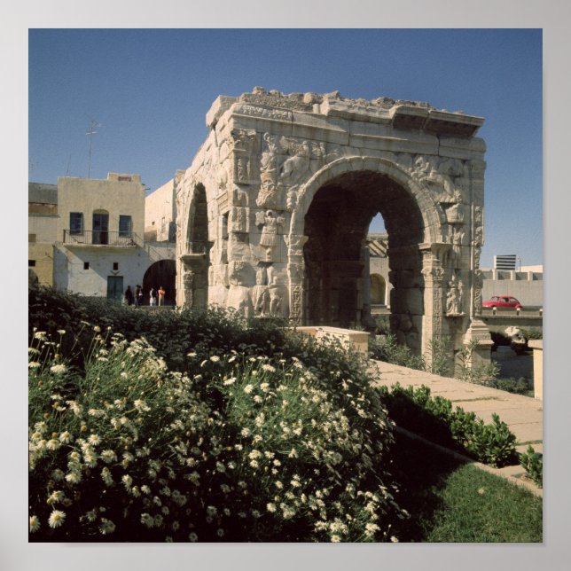 Pôster Arca de Quatro Vias de Marco Aurélio e Lúcio (Frente)