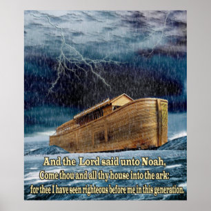 Pôster Arca s de Noah de " e arte da oração