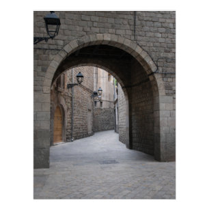 Pôster Arcada de Barcelona — Passagem Vertical