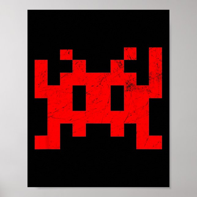 Poster Arcade retrô do jogo de vídeo dos anos 80 (Frente)