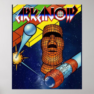 Poster Arcade Retroativa Arkanoid