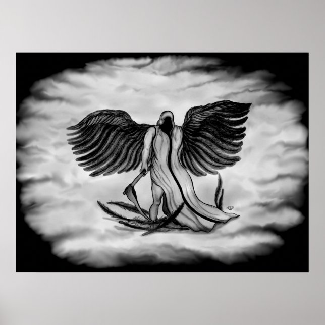 Poster Arcanjo, Angel Uriel (Frente)