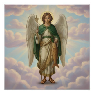 Pôster Arcanjo Rafael Anjo