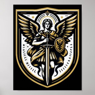 Poster Arcanjo São Miguel Cristão