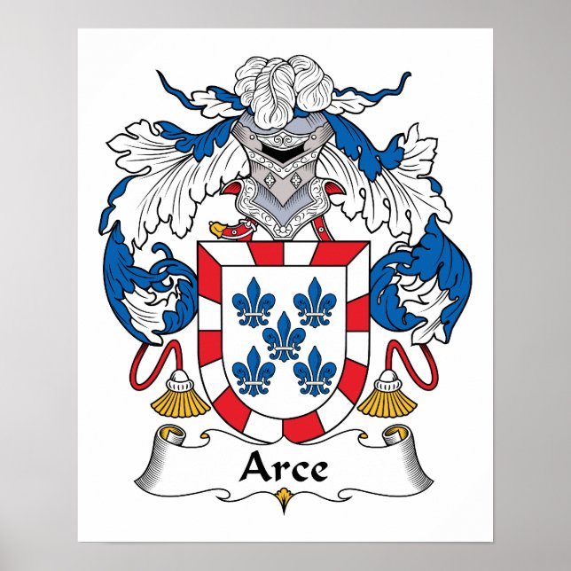 Pôster Arce Family Crest (Frente)