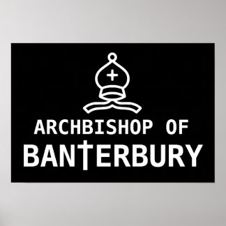 Poster Arcebispo Banterbury Banter Merchant Gift