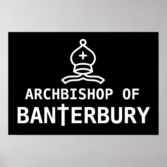 Poster Arcebispo Banterbury Banter Merchant Gift (Frente)