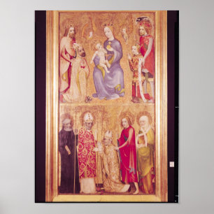 Poster Arcebispo votiva janeiro Ocko do painel de Vlasim