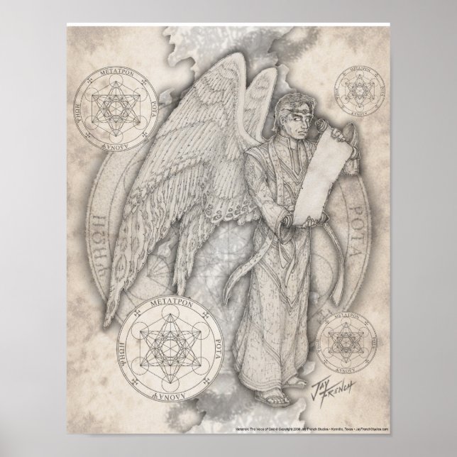 Poster Archangel Metatron Print (Frente)