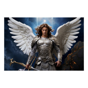 Pôster *~* Archangel Michael Energy AP47 Católico