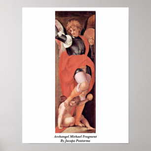 Pôster Archangel Michael Fragment By Jacopo Pontormo