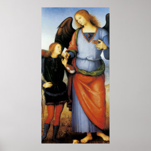 Poster Archangel Raphael com Tobias