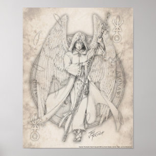 Pôster Archangel Raphael Print