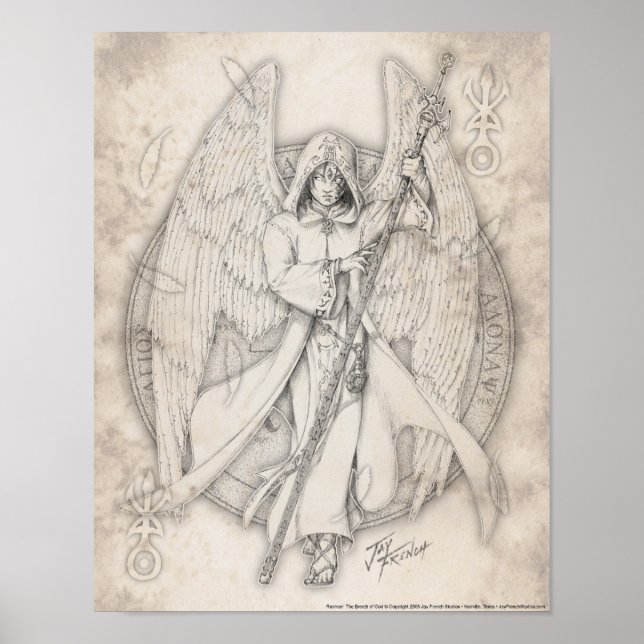 Pôster Archangel Raphael Print (Frente)