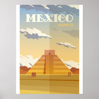 Poster Archeology Mexico