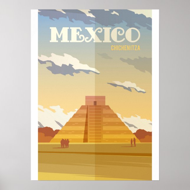 Poster Archeology Mexico (Frente)