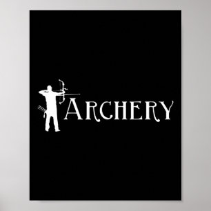 Poster Archery - Bowman Archer Arco caçando Lover Bowhunt
