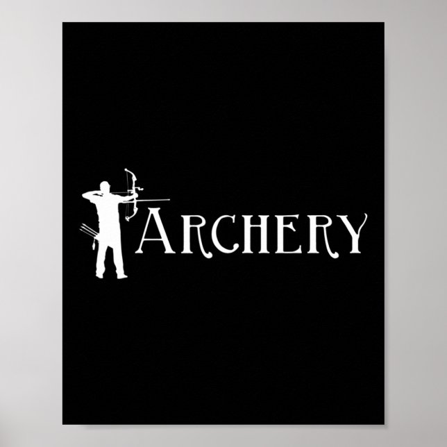 Poster Archery - Bowman Archer Arco caçando Lover Bowhunt (Frente)