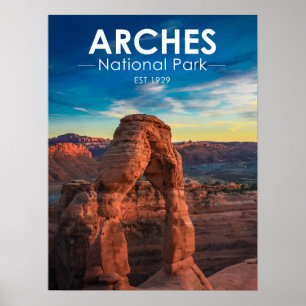 Poster Arches National Park Delicate Arch