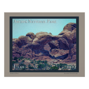 Pôster Arches National Park Poster