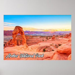 Poster Arches National Park, Utah, EUA