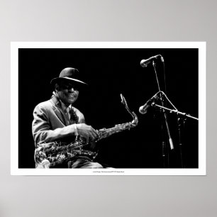 Poster Archie Shepp 1 by P. Baud Banlieues Bleues 2010 P