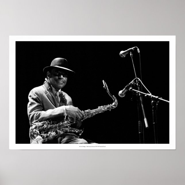 Poster Archie Shepp 1 by P. Baud Banlieues Bleues 2010 P (Frente)