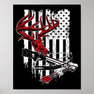 Poster Arco Americano de Bandeiras Caçando Crânios de Vea