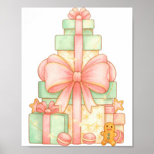 Poster Arco Coquete Árvore de Natal Festa de Natal Femini