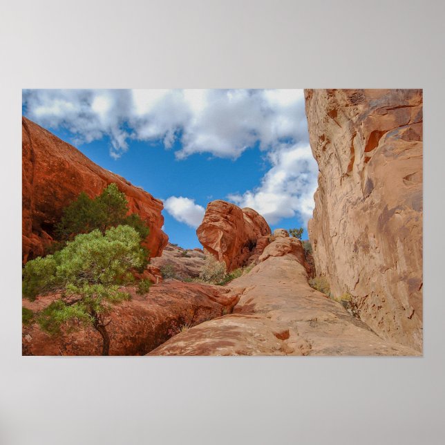 Poster Arco da Parede, Parque Nacional dos Arcos, Utah (Frente)