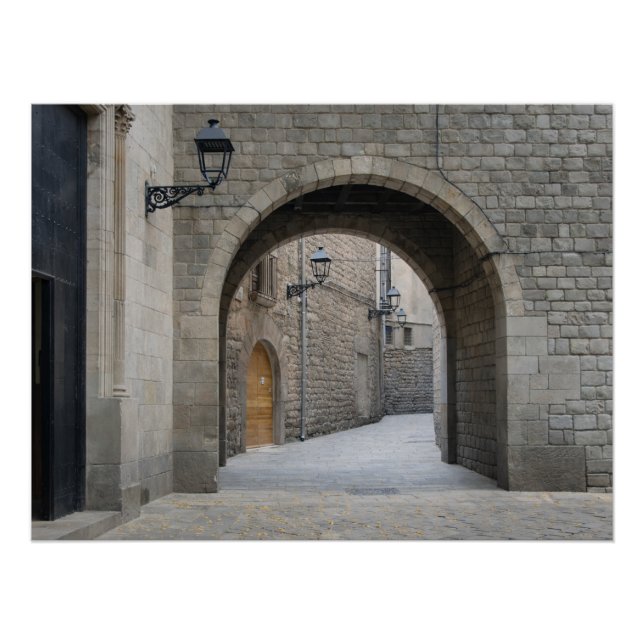 Pôster Arco de Barcelona — Passagem Escandinava (Frente)