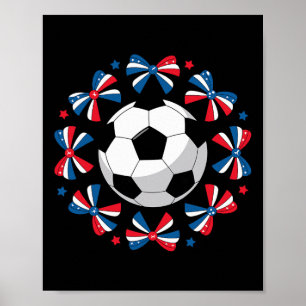 Poster Arco de Futebol Fofo Coquete Dia de Jogo Mamãe Mãe
