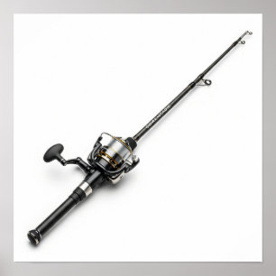 Poster Arco de pesca e rolo